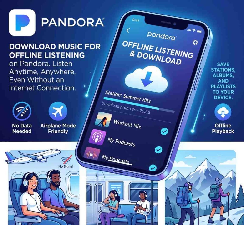 Pandora Offline Listening Download