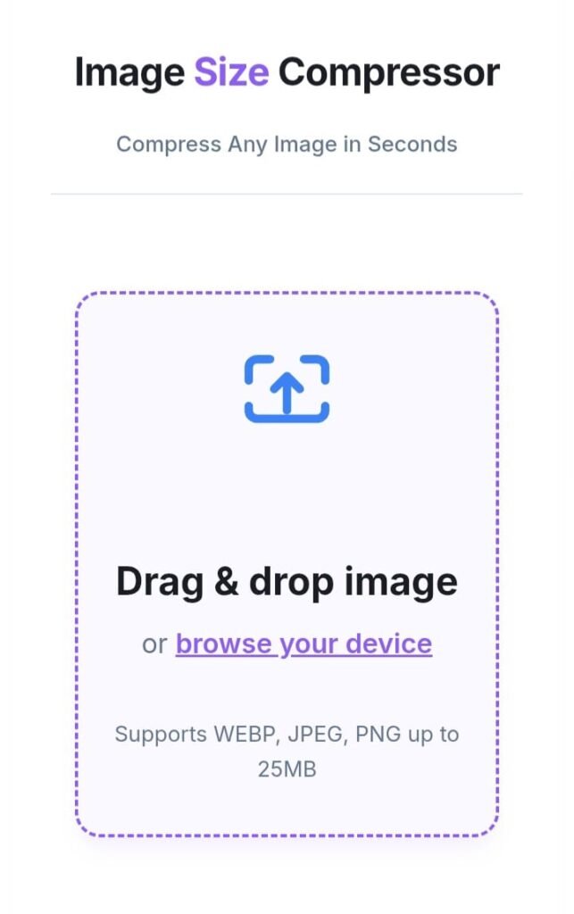 compress file size 1st screen
